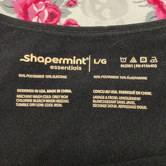 💐Shapermint All Day Every Day Scoop Neck Cami Sz L Black - Picture 4 of 6